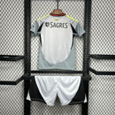 Conjunto infantil terceiro equipamento 2024/25 cinza