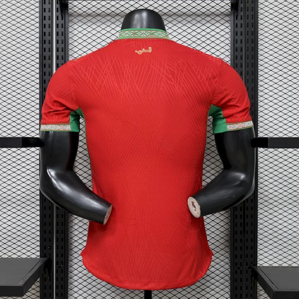 Camisola Marrocos principal copa do mundo 2026 vermelha - PLAYER