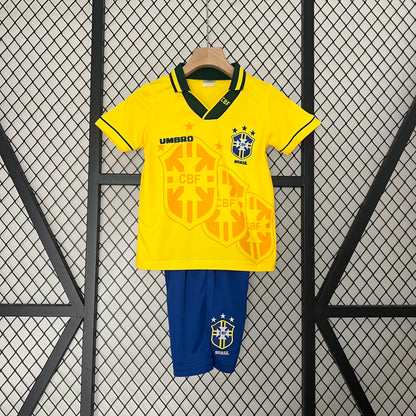 Conjunto Infantil retrô Brasil principal 1994 - amarela