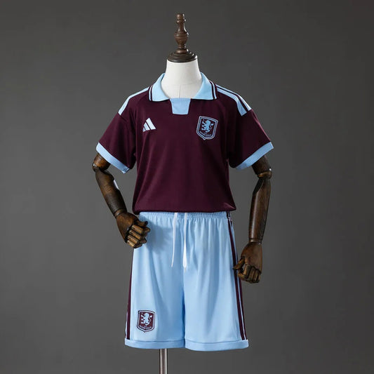 Conjunto Infantil Aston Villa principal 2026/27