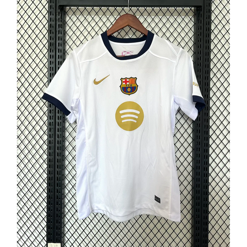 Camisola Barcelona away branca 2025/26