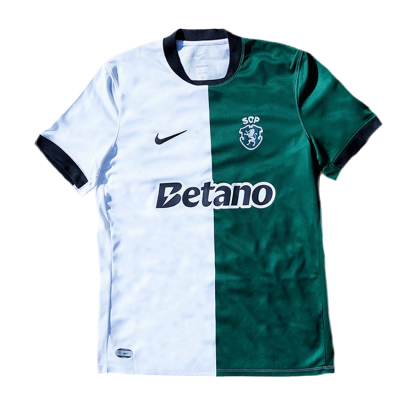 Conjunto infantil STROMP quarto equipamento branco/verde 2025/26