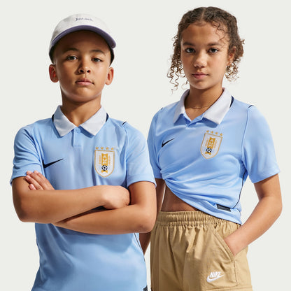 Conjunto infantil Seleção Uruguai principal azul COPA DO MUNDO 2026