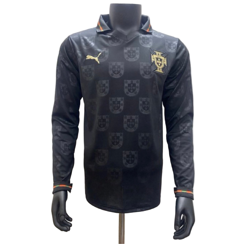 Camisola Seleção Portugal MANGA LONGA edição especial pantera negra EUSÉBIO 2026/27 - ADEPTO
