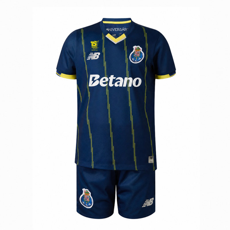 Conjunto infantil quarto equipamento 2025/26 azul