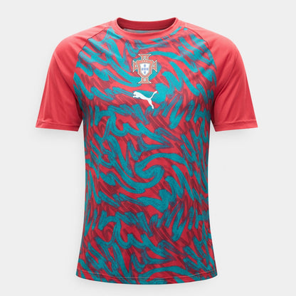 Camisola Portugal pré jogo l 2026/27 - vermelha e verde