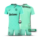 Conjunto infantil terceiro equipamento verde 2025/26 - LANÇAMENTO