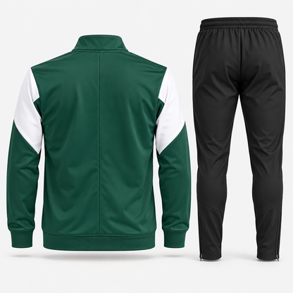 Fato de Treino verde, branco e preto 2026/27 fecho completo