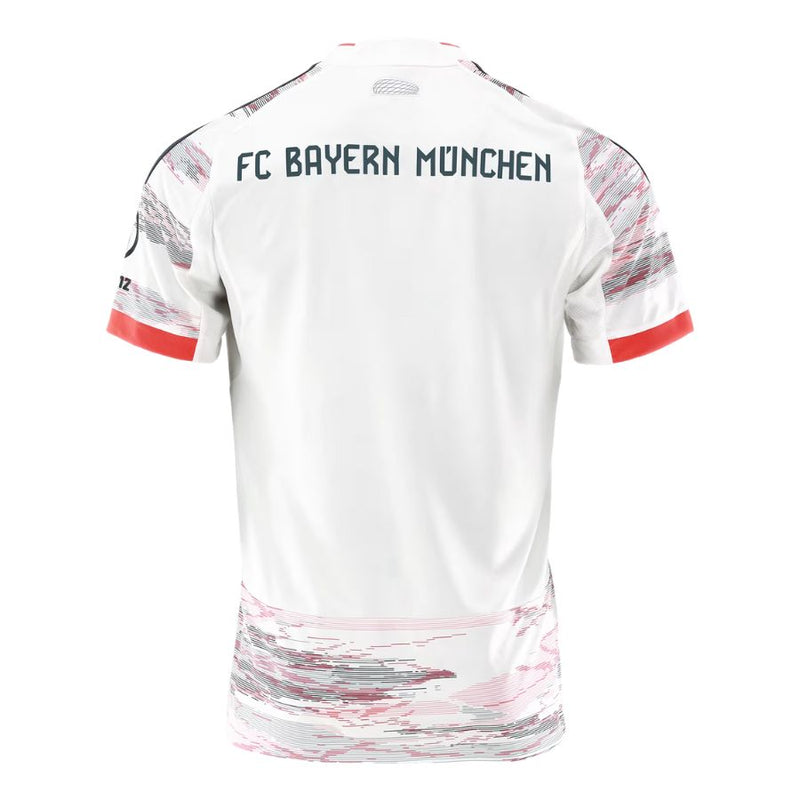 Camisola Bayern De Munique alternativa branca 2025/26