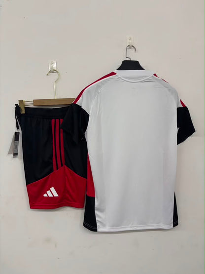 Conjunto de treino adulto águia branco e preto/vermelho 2026/27
