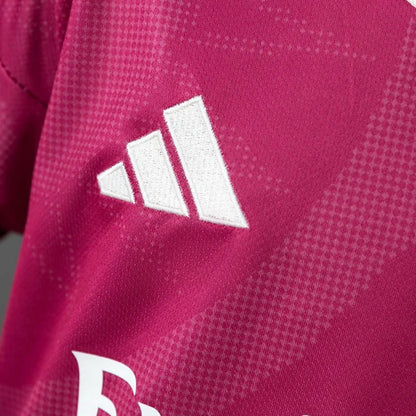Conjunto Infantil Real Madrid terceira rosa 2026/27