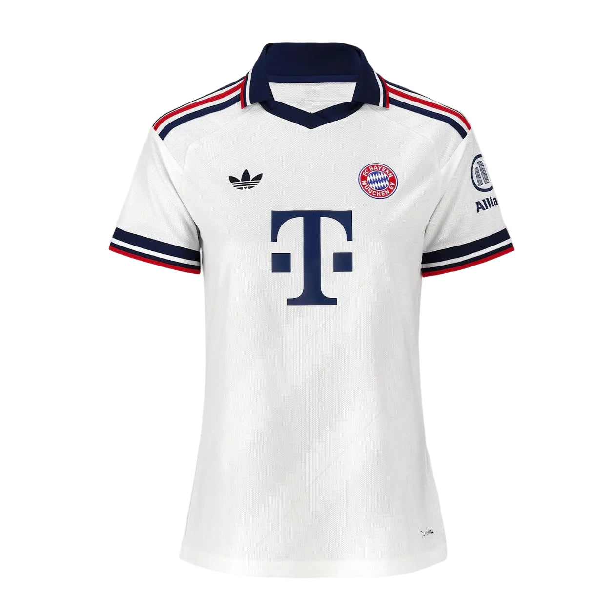 Camisola Bayern De Munique FEMININA alternativa branca 2026/27