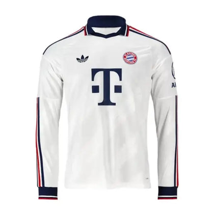 Camisola Bayern De Munique alternativa branca 2026/27 - MANGA LONGA