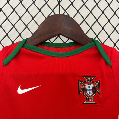 Body bebé Portugal vermelha  - Euro 2024