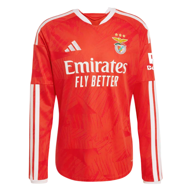 Camisola principal MANGA COMPRIDA vermelha 2026/27
