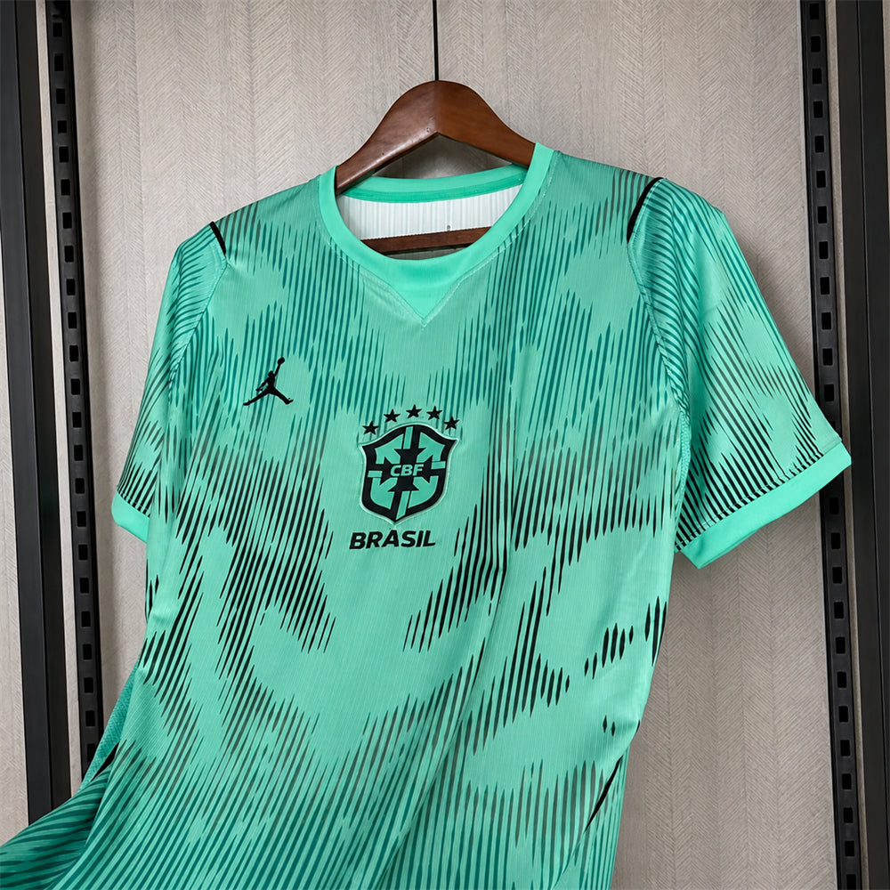 Camisola Brasil guarda redes Copa do Mundo 2026 - verde