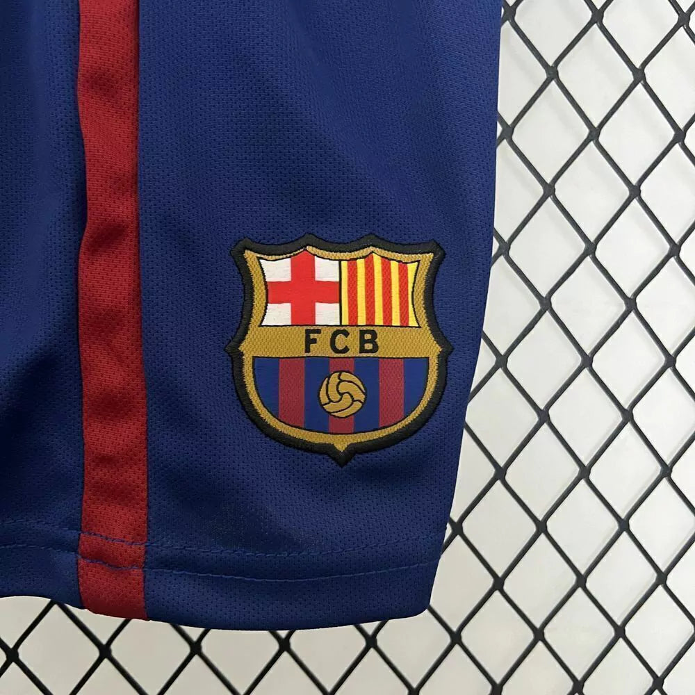 Conjunto Infantil FC Barcelona retro 2014/15