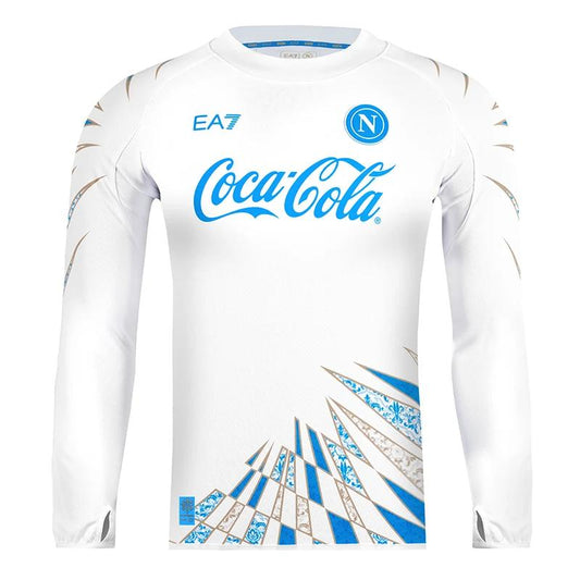 Camisola Napoles pré jogo 2026/27 - napoli - MANGA LONGA