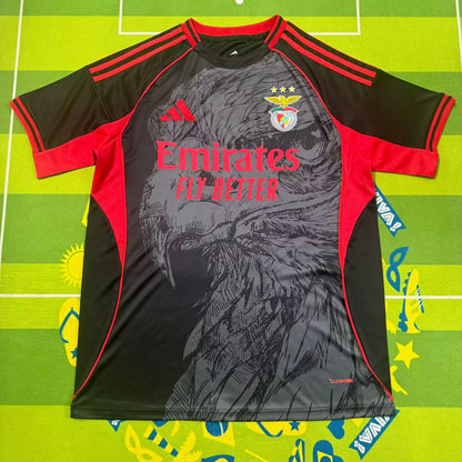 Camisola Águia concept exclusiva preta e vermelha 2026/27 - LANÇAMENTO