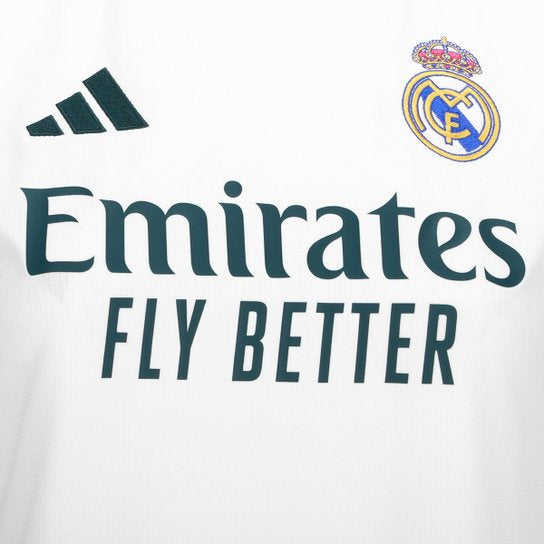 Conjunto Infantil Real Madrid home branco 2026/27