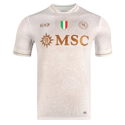 Camisola Napoles alternativo branca 2025/26 - napoli