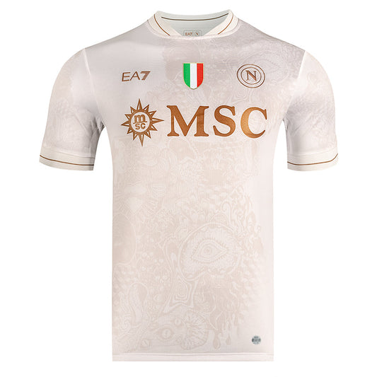 Camisola Napoles alternativo branca 2025/26 - napoli