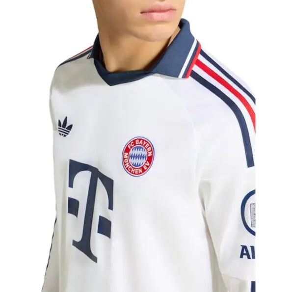 Camisola Bayern De Munique alternativa branca 2026/27 - MANGA LONGA