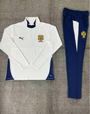 Fato de Treino portugal 2025/26 Meio fecho branco e azul