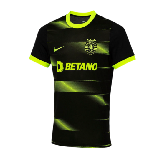 Camisola alternativa 2022/23 Preta e Verde retrô