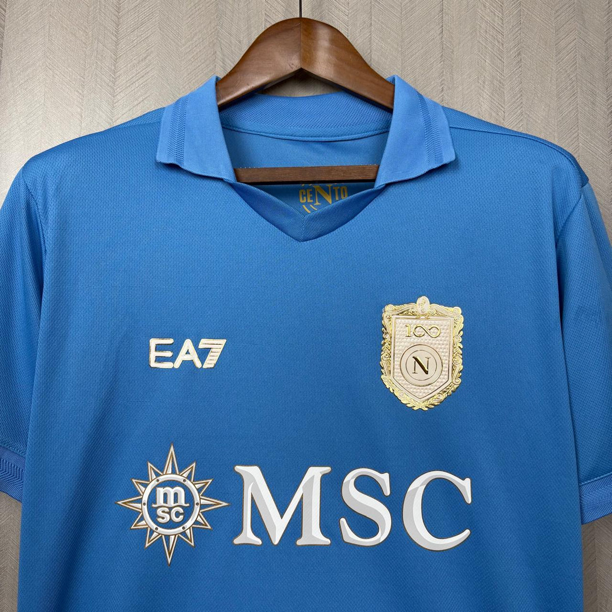 Camisola Nápoles 100 Anos Principal Azul 2026/27 – imagem 6