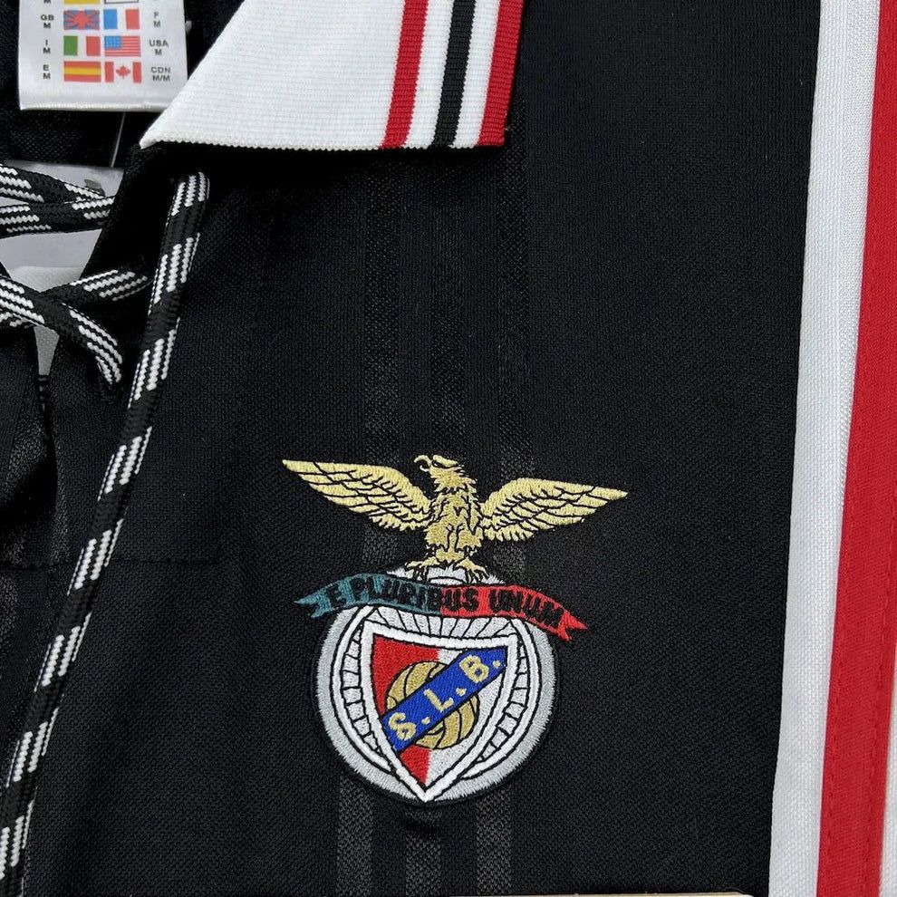Camisola retrô preta alternativa 1997/98