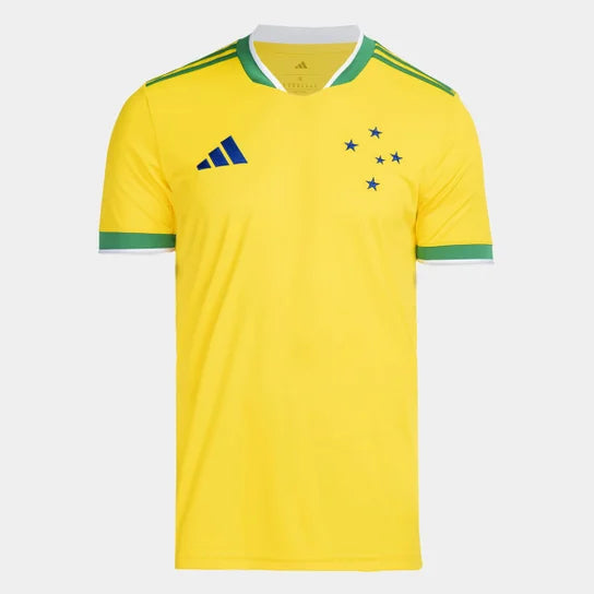 Camisola Cruzeiro Brasil Copa do Mundo 2026 - Amarela