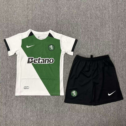 Conjunto infantil COM MEIAS STROMP verde/branca 2024/25