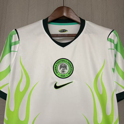 Camisola Seleção da Nigéria Away branca/verde - Copa do Mundo 2026