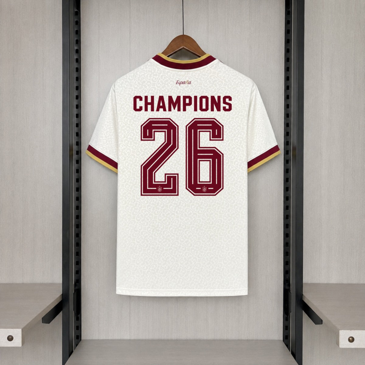 Camisola Seleção da Espanha alternativa - CAMPEÃO COPA DO MUNDO 2026