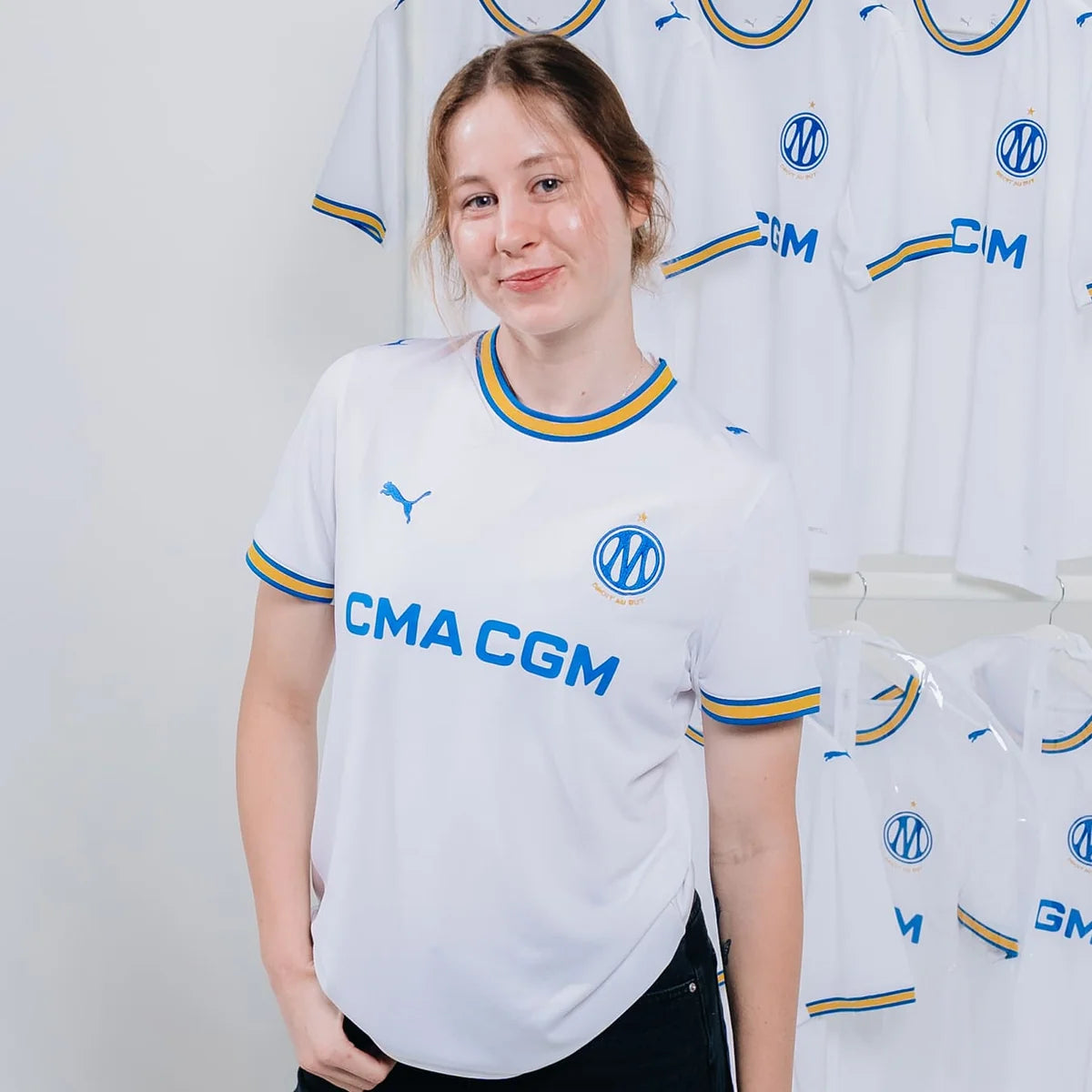 Camisola Feminina Marselha Principal 2026/27 – imagem 3