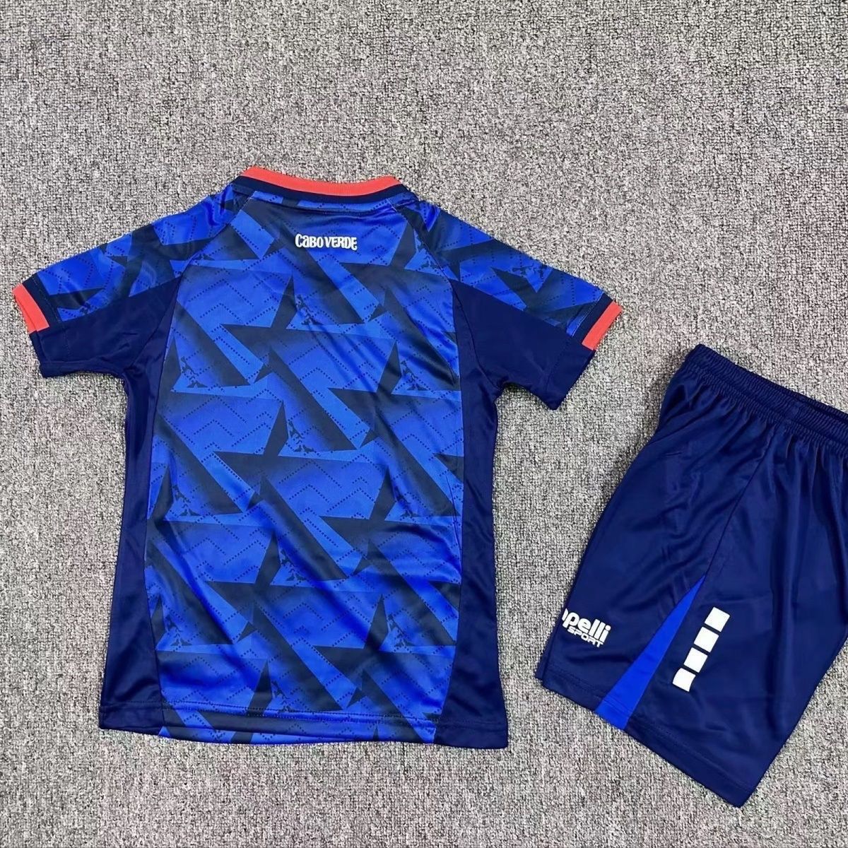 Conjunto Infantil Cabo Verde principal Copa do mundo 2026 - azul