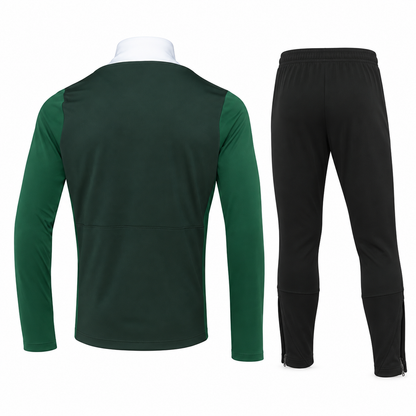 Fato de Treino verde e preto 2026/27 meio fecho