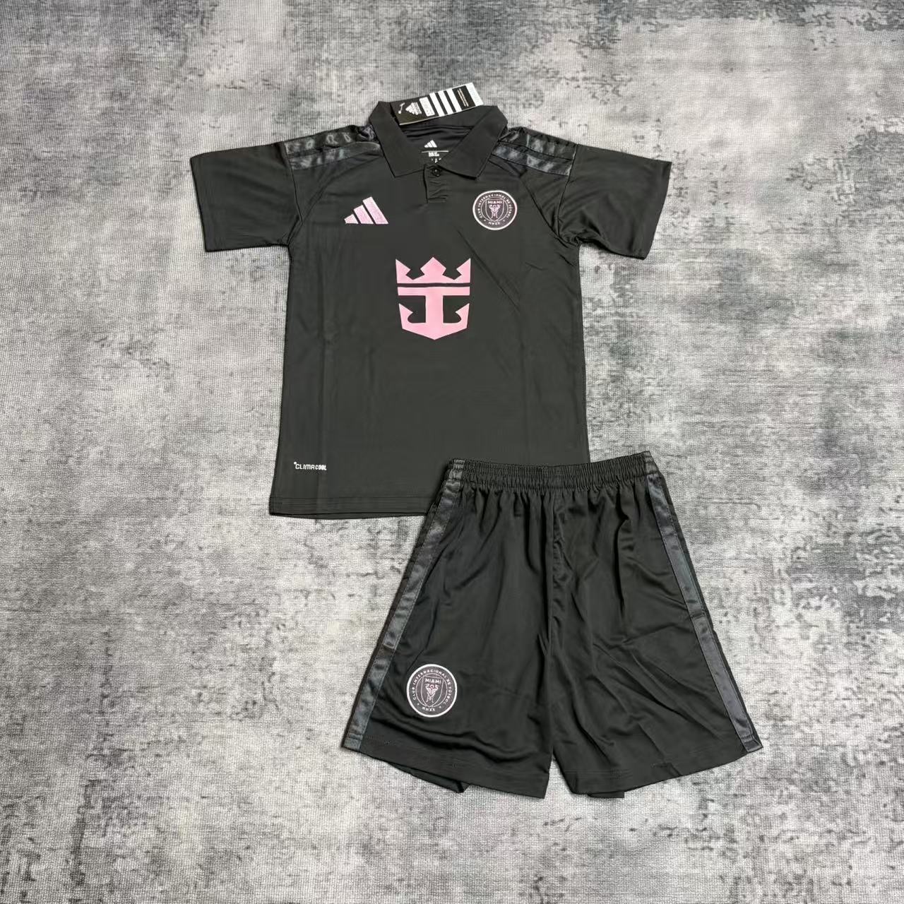 Conjunto Infantil Inter Miami home preta 2026/27