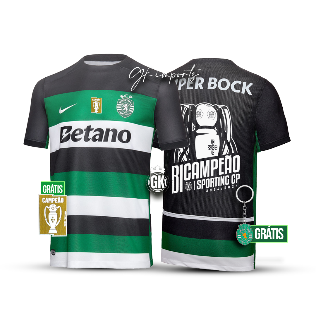 Camisola Sporting CP Bicampeão Principal 2024/25 – imagem 2