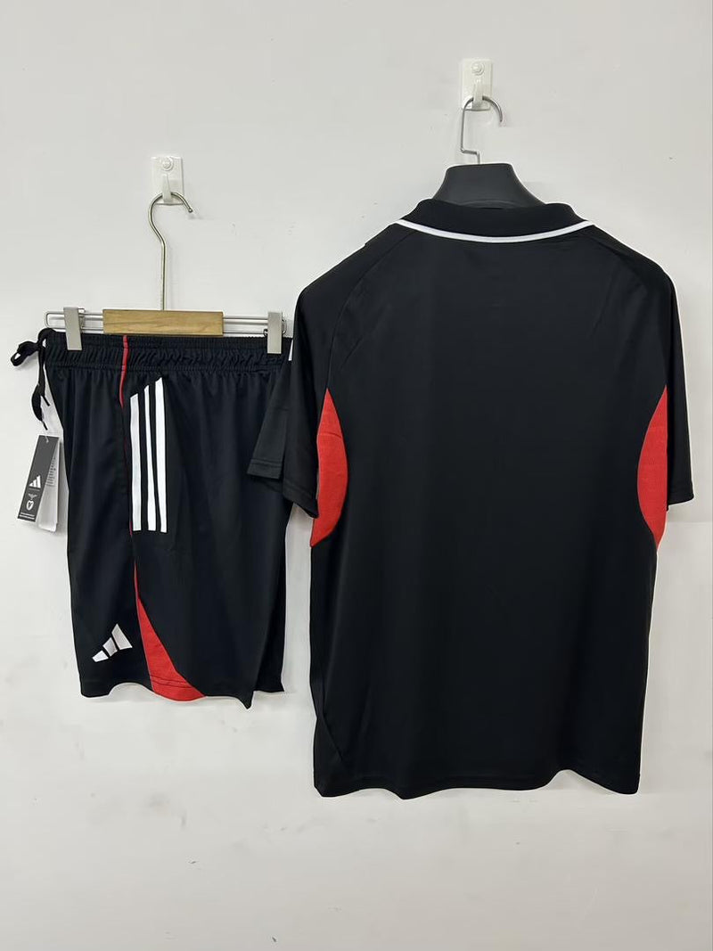 Conjunto de treino POLO Adulto 2025/26 preto