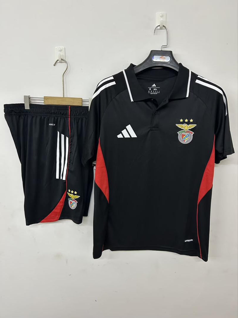 Conjunto de treino POLO Adulto 2025/26 preto