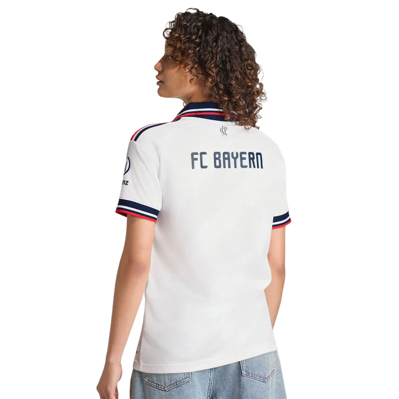Camisola Bayern De Munique FEMININA alternativa branca 2026/27