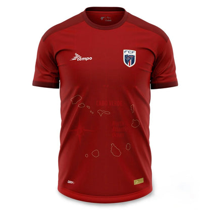 Seleção Cabo Verde 2024 - vermelha