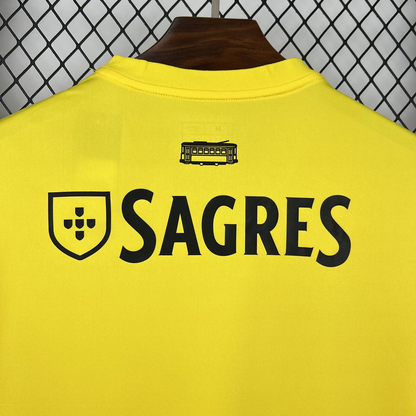 Camisola S L B retrô away AMARELA 2022/23