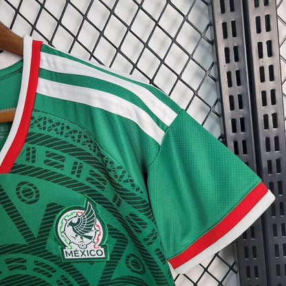 Camisola México FEMININA principal Copa do Mundo 2026 - verde