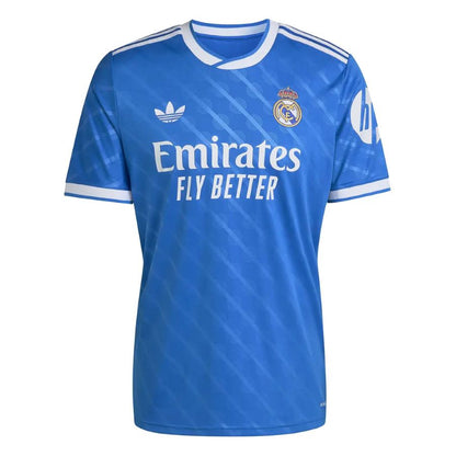 Camisola Real Madrid terceiro equipamento azul 2025/26