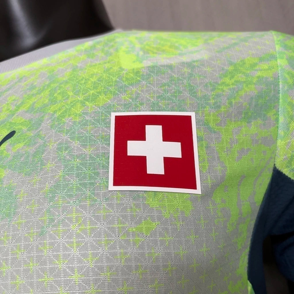 Camisola Suíça alternativa copa do mundo 2026 verde - PLAYER