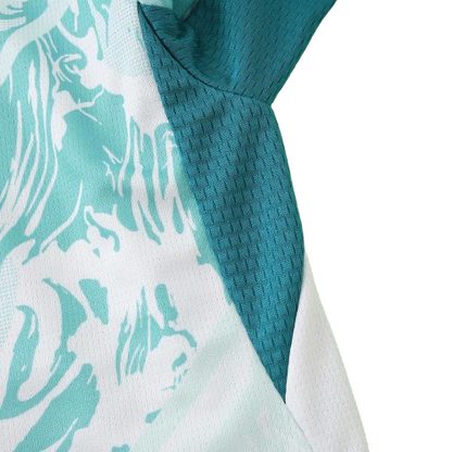 Conjunto infantil Seleção Portugal alternativa verde - calção branco - COPA DO MUNDO 2026