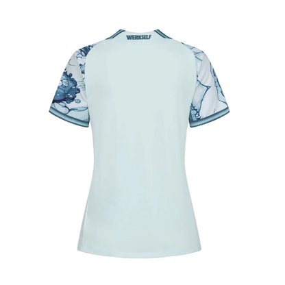 Camisola Bayer Leverkusen Feminina alternativa azul 2026/27